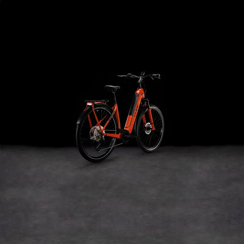 Cube Kathmandu Hybrid EXC 750 Trekking eBike in Red/Black-13