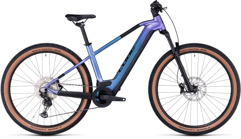 Cube Reaction Hybrid Race 750 eMountain Bike in Switch Blue