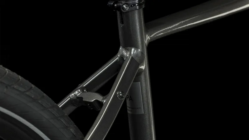 Cube Hyde One City Bike in Graphite/Black-3