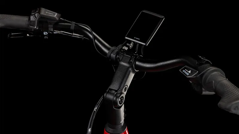 Cube Supreme Hybrid Comfort Pro 625 EE Electric Bike in Fire Red-3