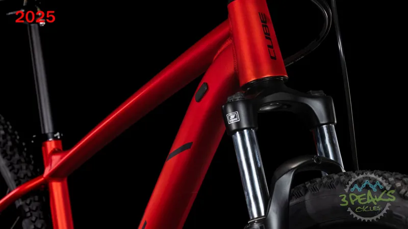 Cube Aim Pro Mountain Bike In Red-5