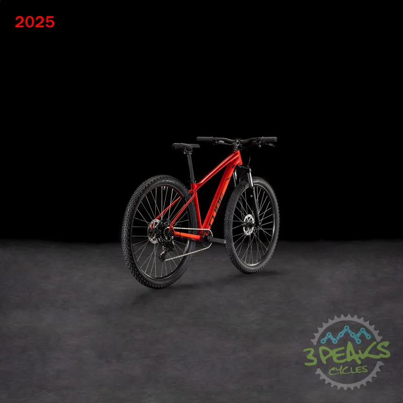 Cube Aim Pro Mountain Bike In Red-6
