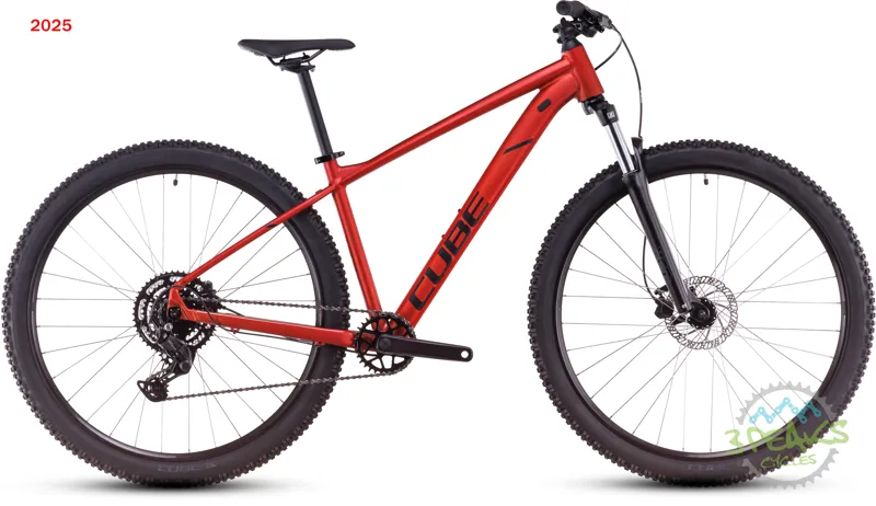 Cube Aim Pro Mountain Bike In Red