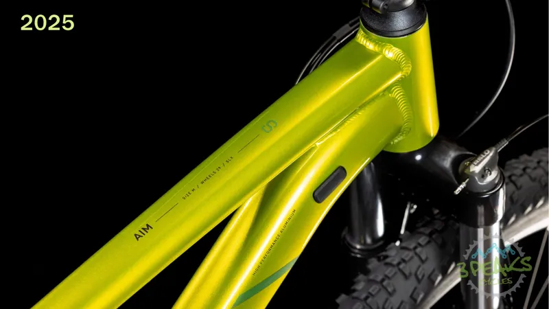 Cube Aim SLX Mountain Bike in Flash Lime/Juniper-1