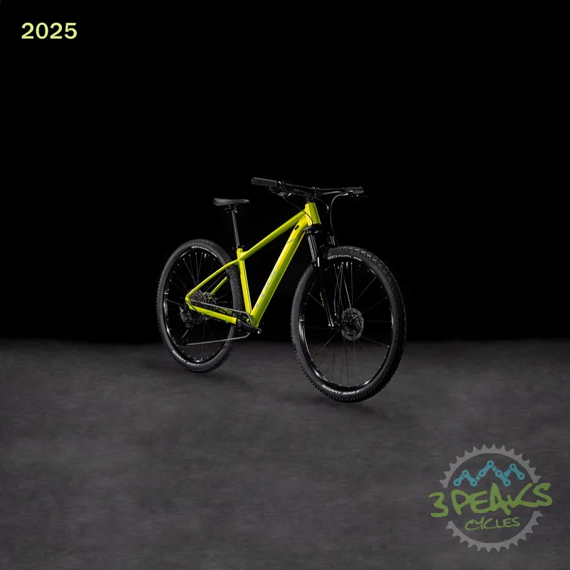 Cube Aim SLX Mountain Bike in Flash Lime/Juniper-6