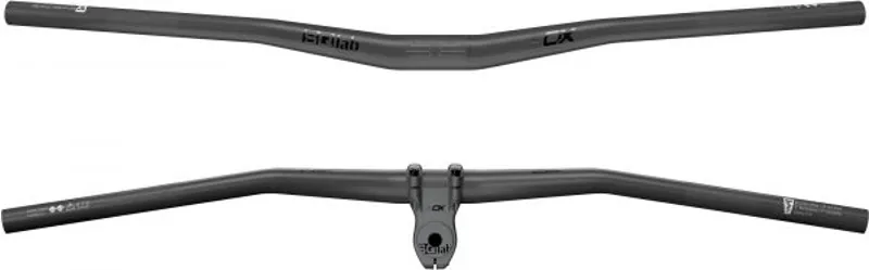 Sqlab Handlebar 3ox Carbon Med Rise 9 in Black