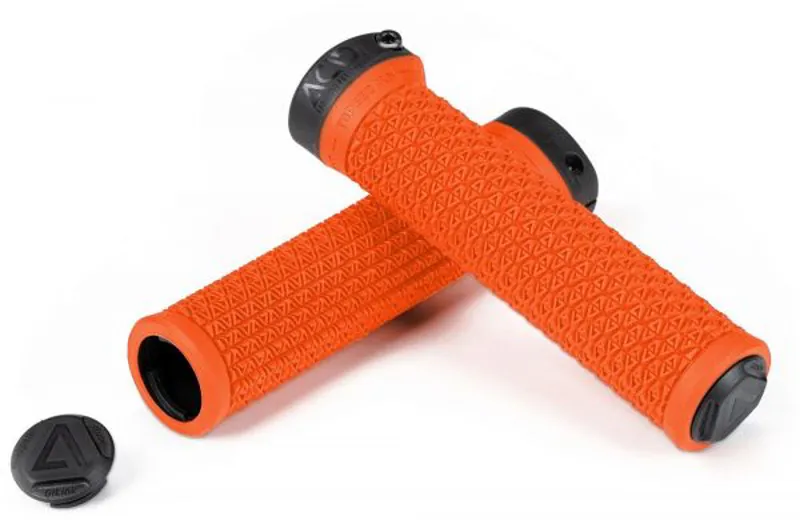 Acid Icon One Handlebar Grips in Orange-2