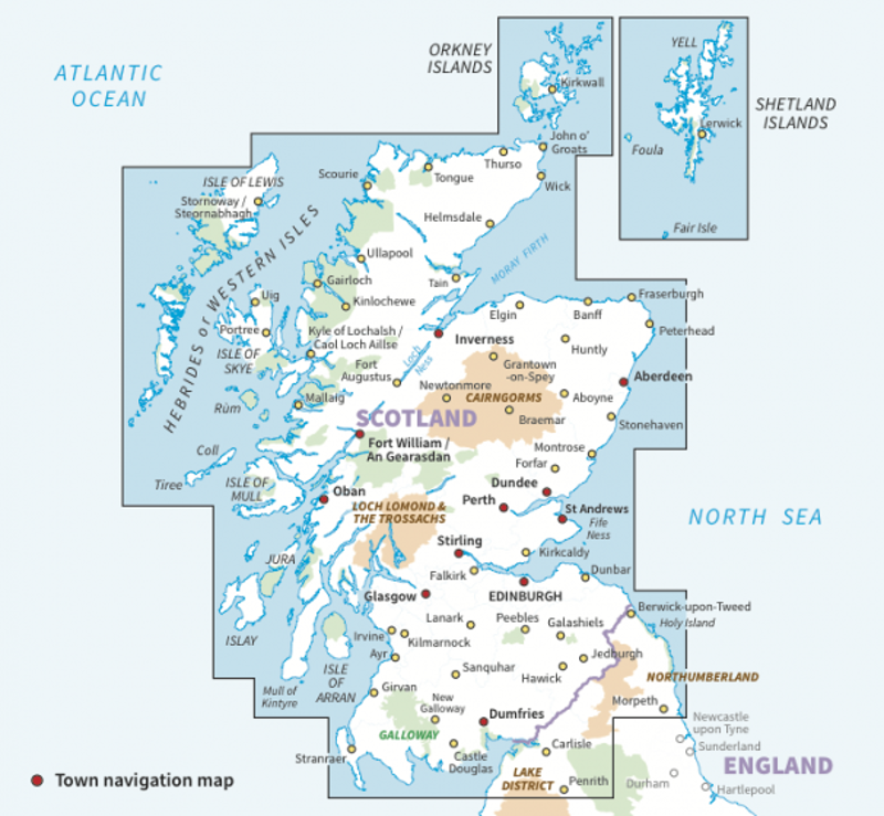 OS Tour Map 12 - Scotland-1