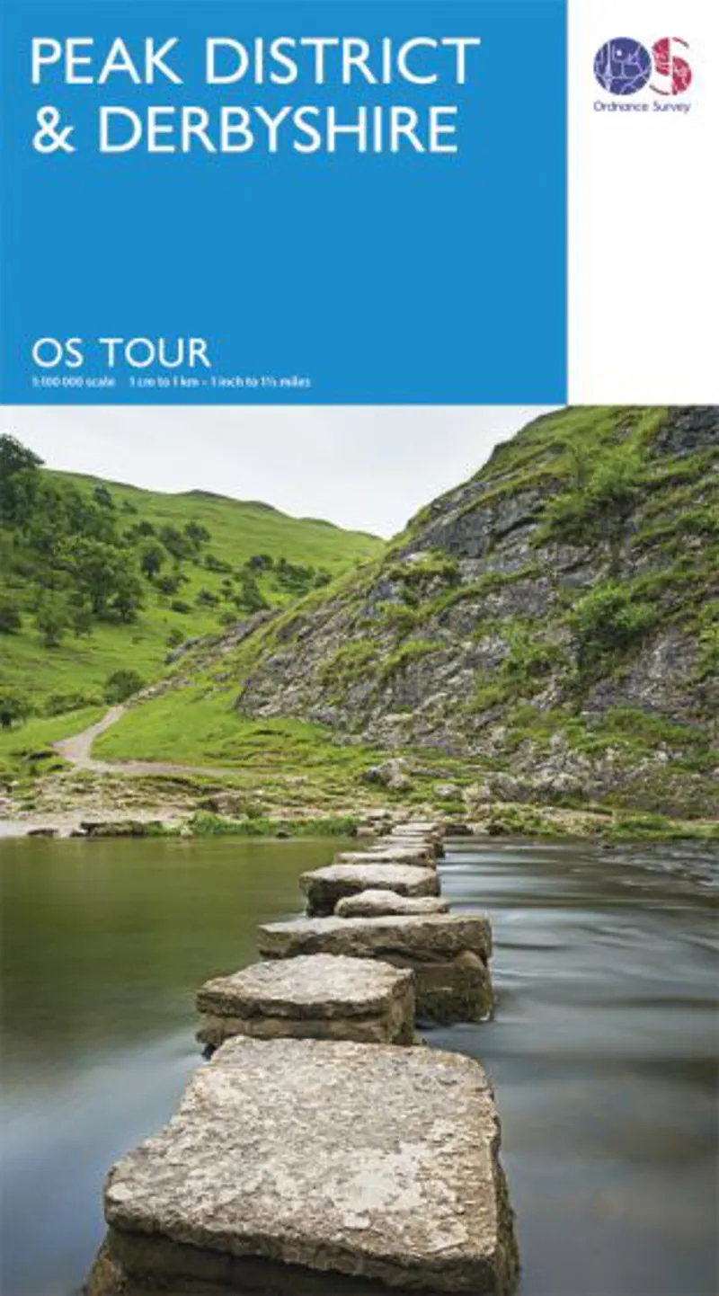 OS Tour Map 4 - Peak District and Derbyshire