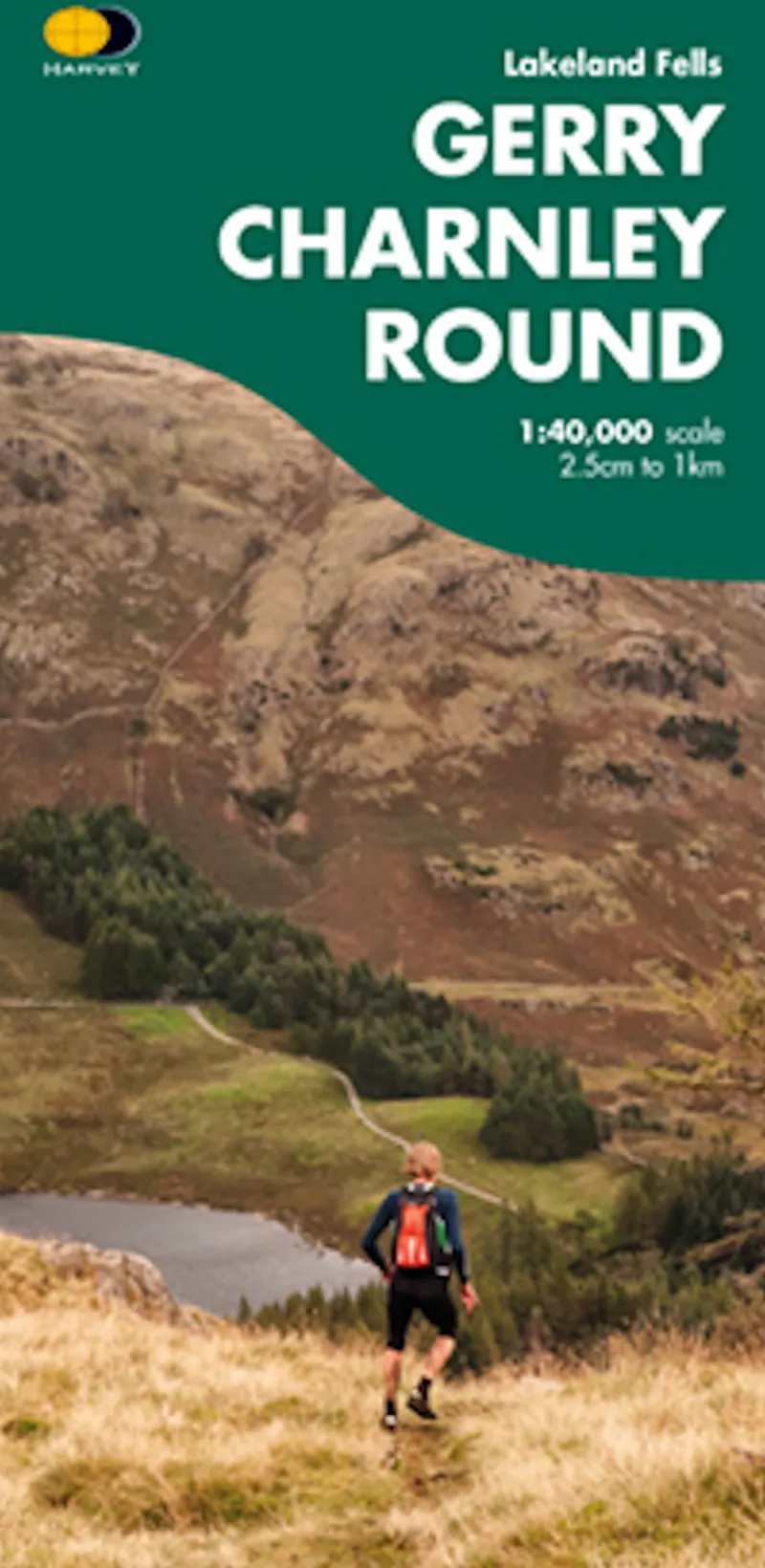 Harvey Maps - Gerry Charnley Round Map 1:40000
