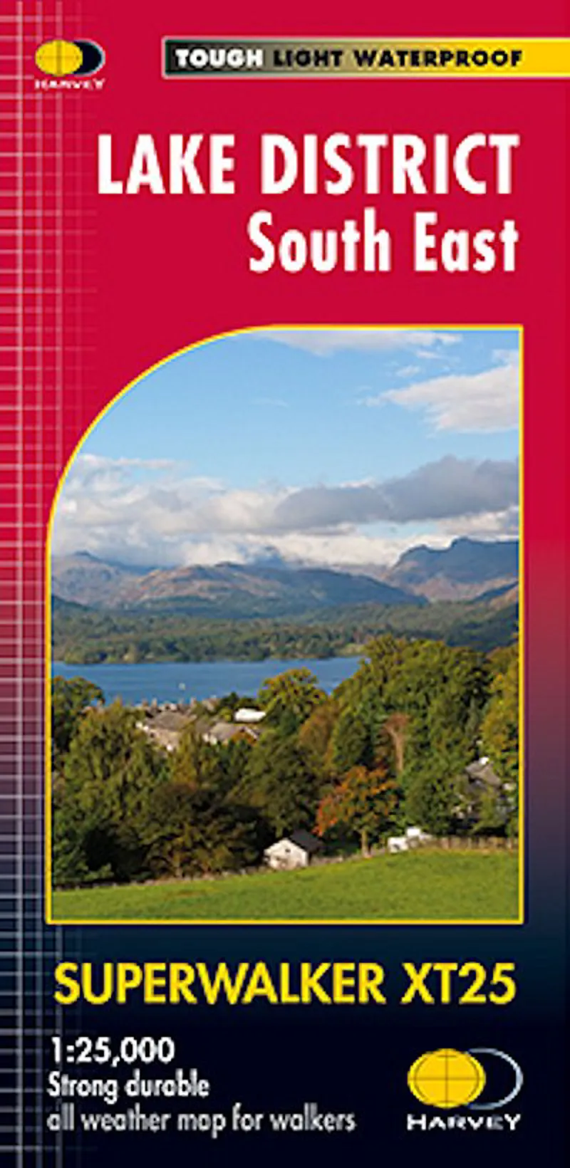 Harvey Maps Lake District - South East XT25