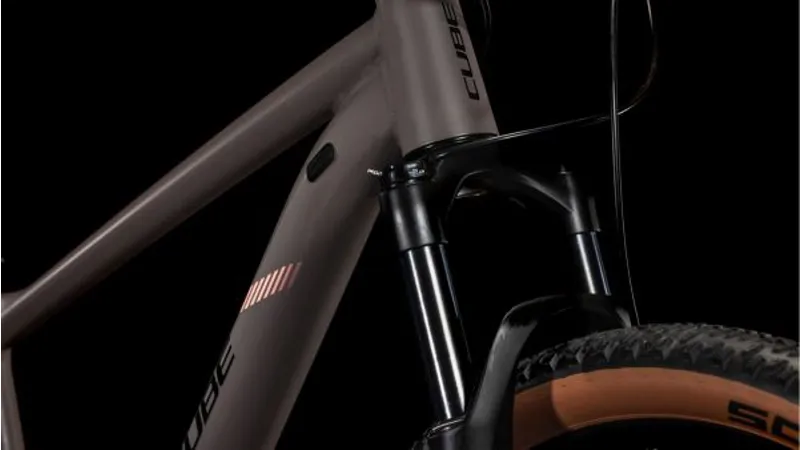 Cube Reaction Pro Mountain Bike in Cedar/Blush-5