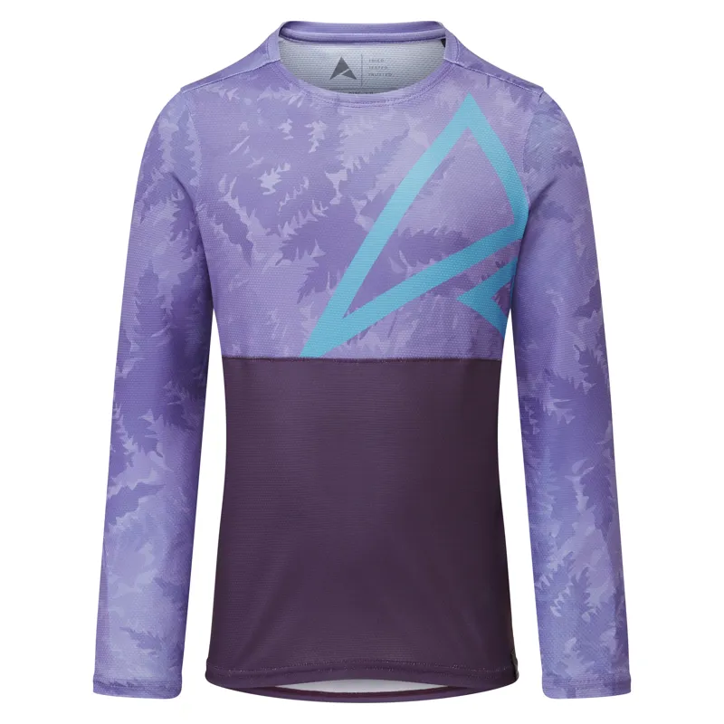 Altura Spark Light Weight Kids Long Sleeve Jersey in Purple-2