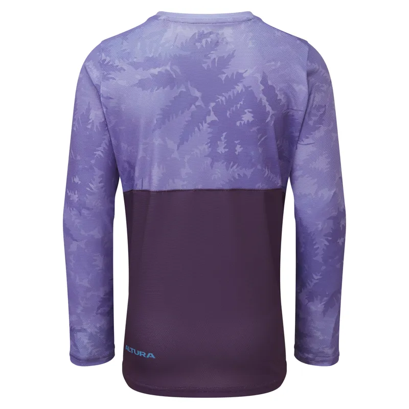 Altura Spark Light Weight Kids Long Sleeve Jersey in Purple-4