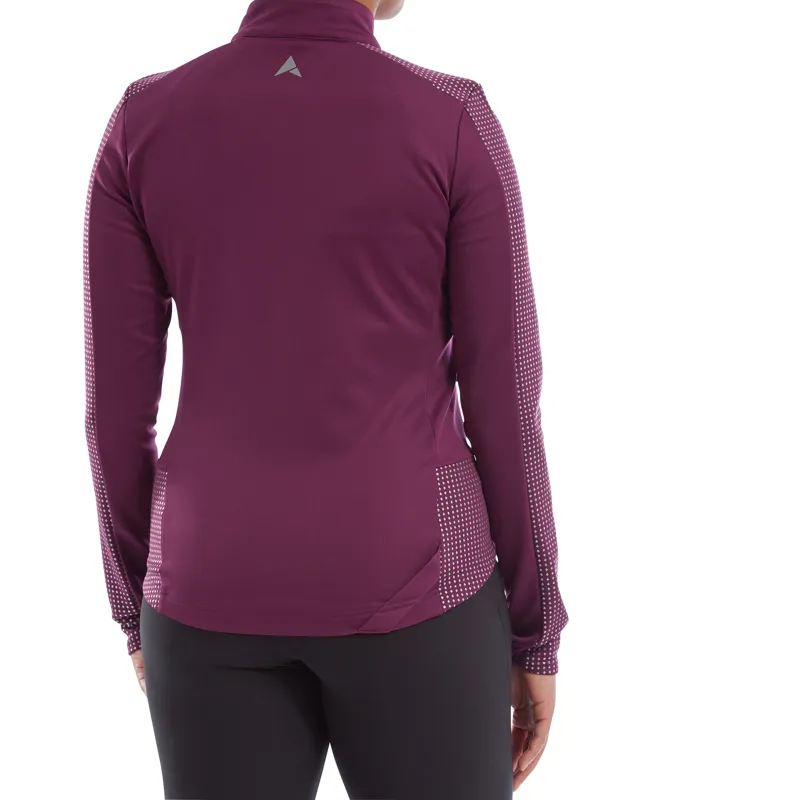Altura Women's Nightvision Long Sleeve Cycling Jersey in Dark Pink-1