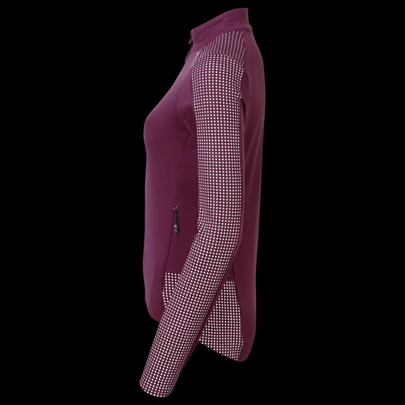 Altura Women's Nightvision Long Sleeve Cycling Jersey in Dark Pink-5