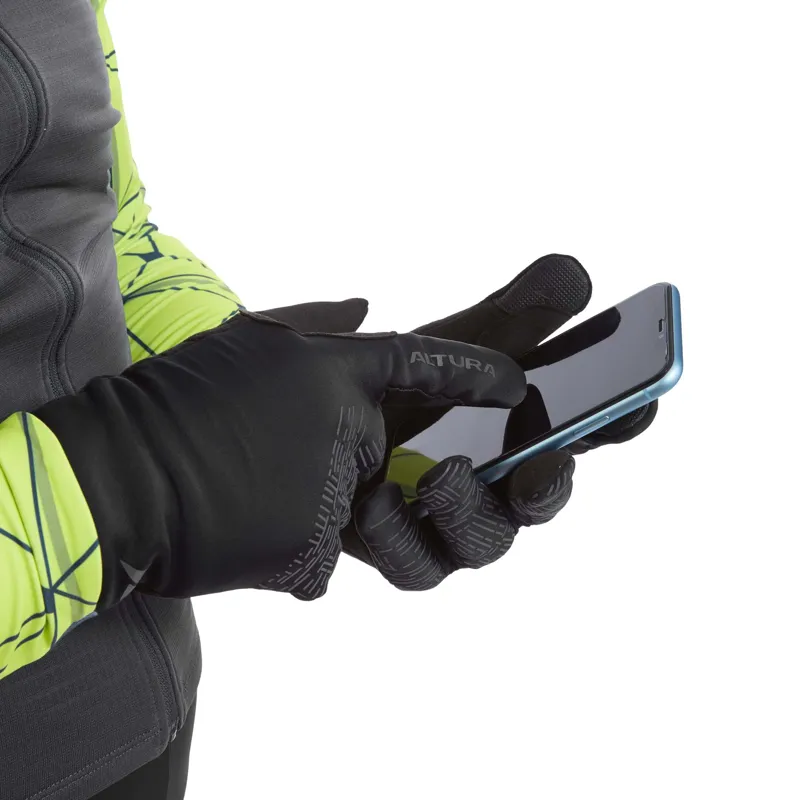 Altura Waterproof Polartec Gloves in Black-3