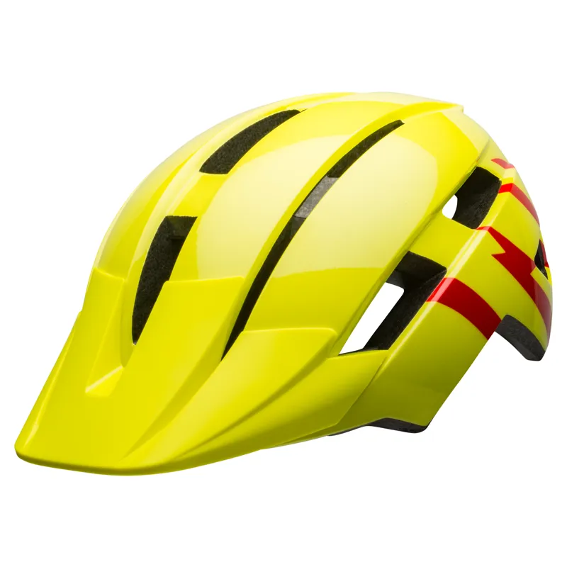 Bell Sidetrack II Child's Helmet - Gloss Hi-Vis/Red - 47- 54cm