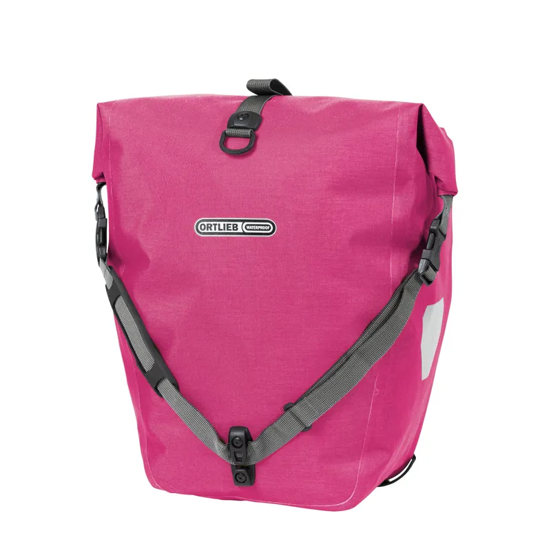 Ortlieb Back Roller 20L Single Pannier Bag in CYBER PINK