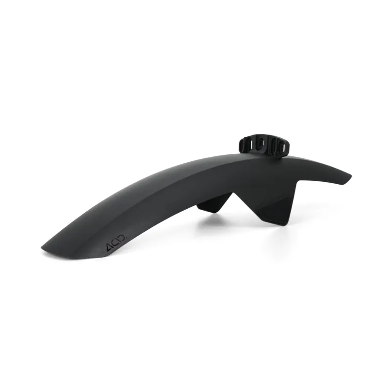 Acid Mud Shield Front Long Mudguard in Black