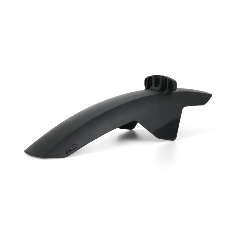 Acid Mud Shield Front Short Mudguard in Black
