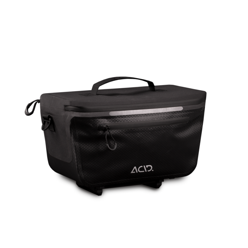 Acid Trunk Pro 10 RILink Pannier Top Bag in Black-1