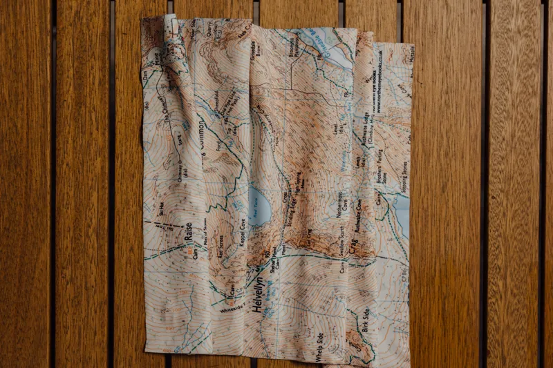 Lake District OS Map - Helvellyn Neck Gaiter / Scarf / Snood
