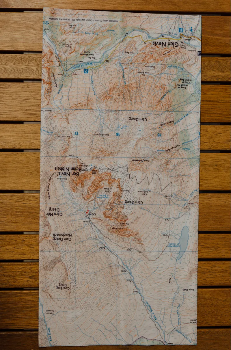 Ben Nevis OS Map Snood / Buff