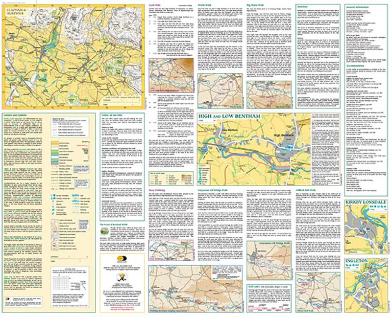 Harvey Maps - Yorkshire Dales Bentham in Wenningdale-2
