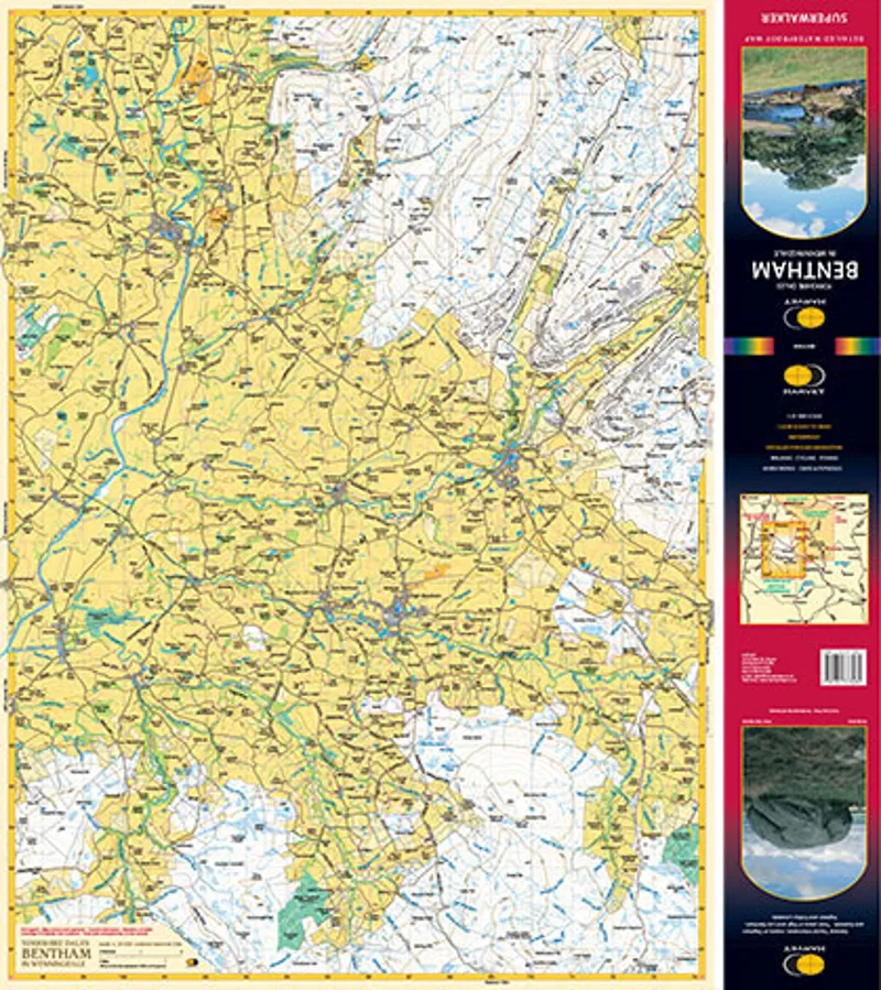 Harvey Maps - Yorkshire Dales Bentham in Wenningdale-1