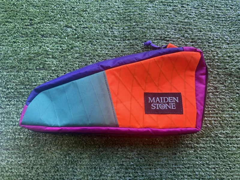 Maiden Stone Top Tube Bag in Orange Green Purple