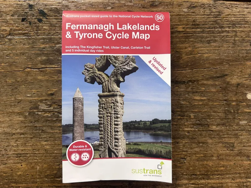 Sustrans Pocket Guide 50 - Fermanagh Lakelands and Tyrone Cycle Map