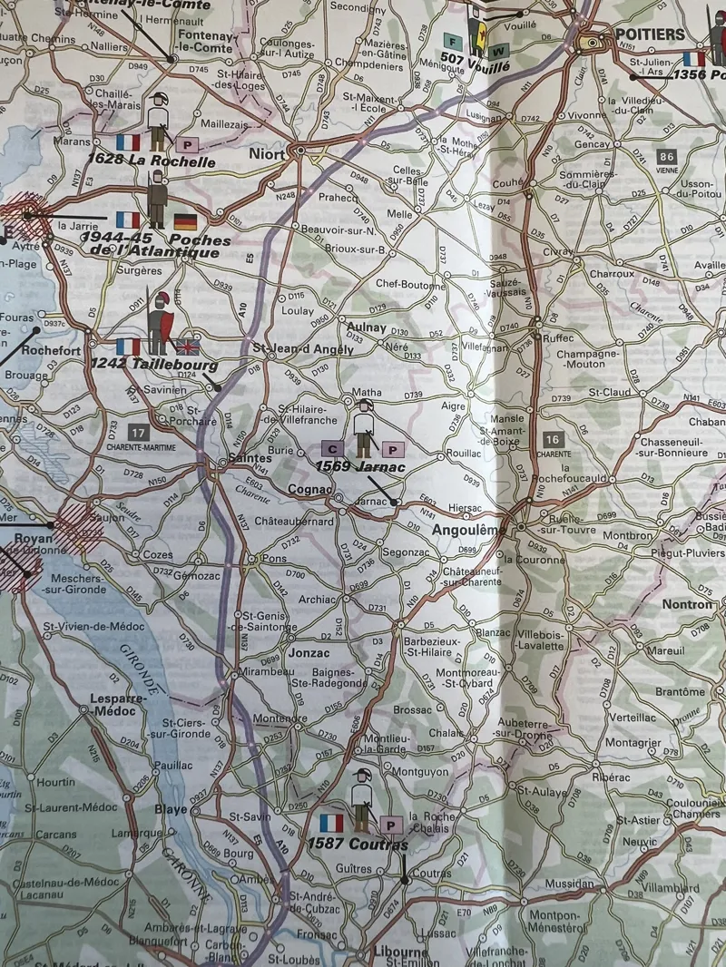IGN Map 908 - France - Battle Sites-2