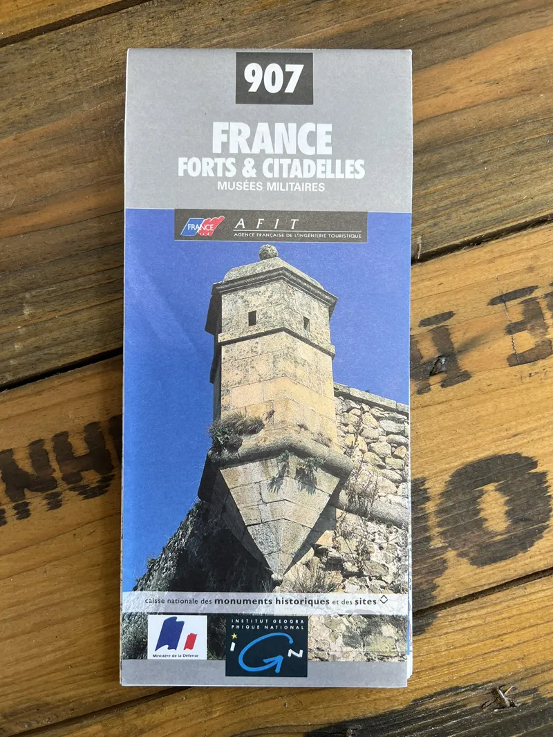 IGN Map 907 - France - Forts and Citadels