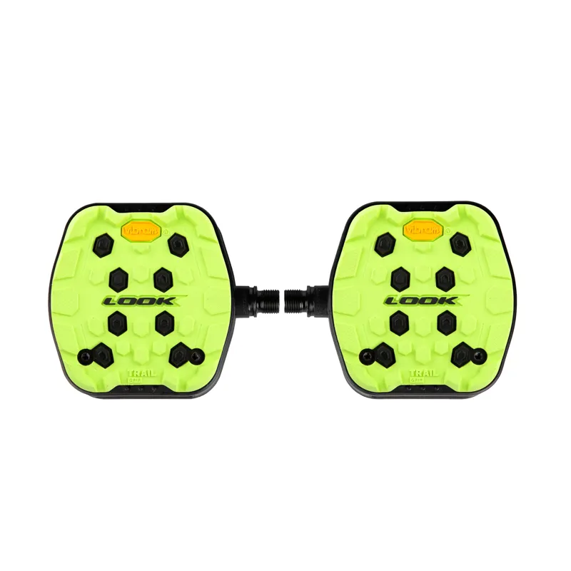 Look Trail Vibram Grip Flat Pedal - Green