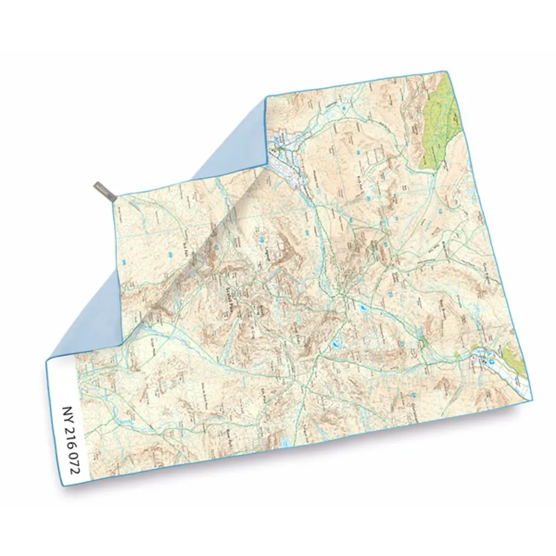 Lifesystems SoftFibre OS Map Towel - Giant - Scafell Pike