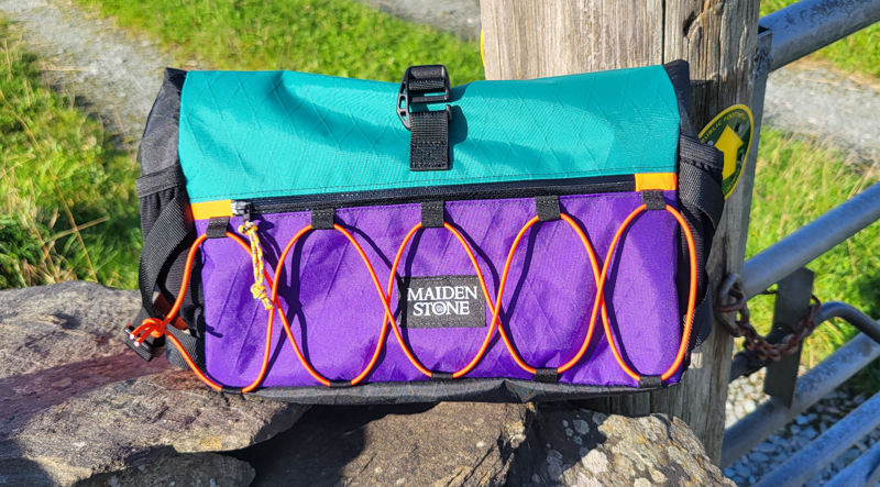 Maiden Stone Handlebar Bumbag In Purple/Teal