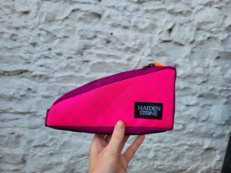 Maiden Stone Top Tube Bag in Pink Purple and Orange-2