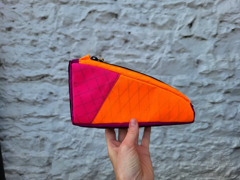 Maiden Stone Top Tube Bag in Pink Purple and Orange-1