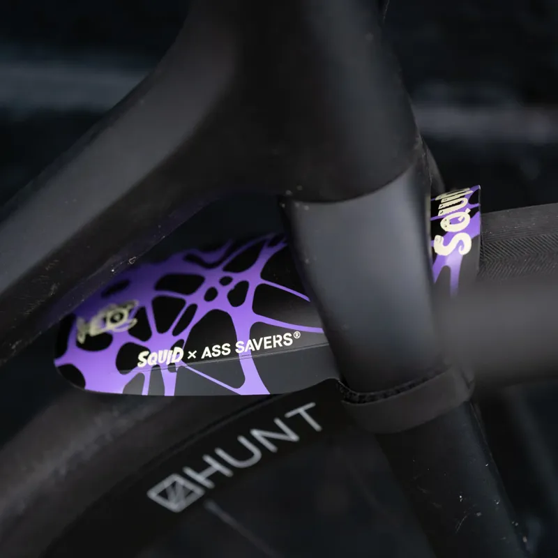 Ass Savers Mudder Mini Gravel Fork Front Mudguard in Squid Purple
