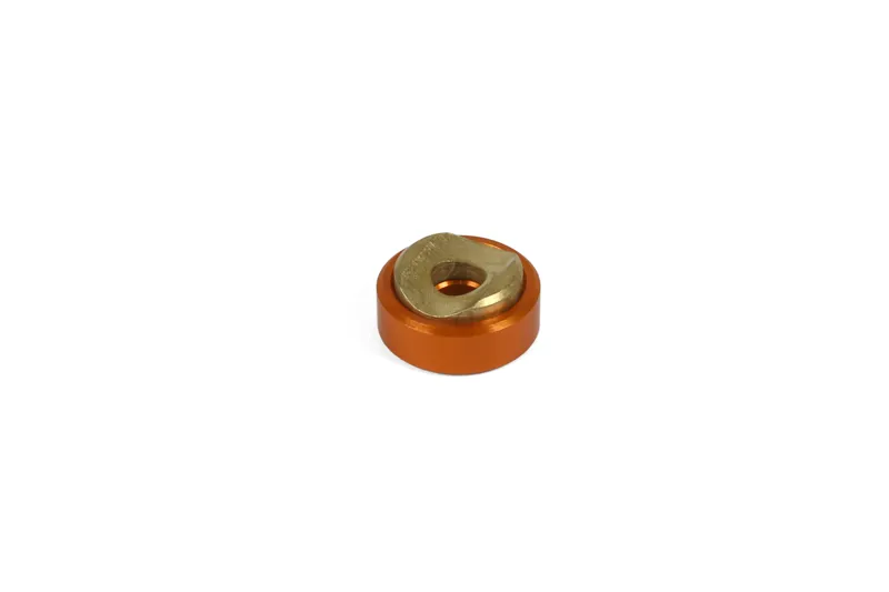 Hope QR Seat Clamp Parts - Brass Seat / Washer - Orange