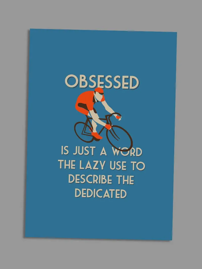 Obsessed - Blank Greeting Card