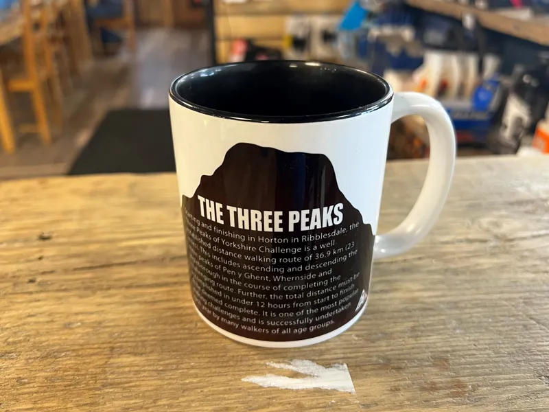 Peaks In Profile - 3 Peaks Bike Sillhouette Mug