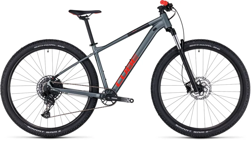 Cube Analog Mountain Bike in Grey/Red