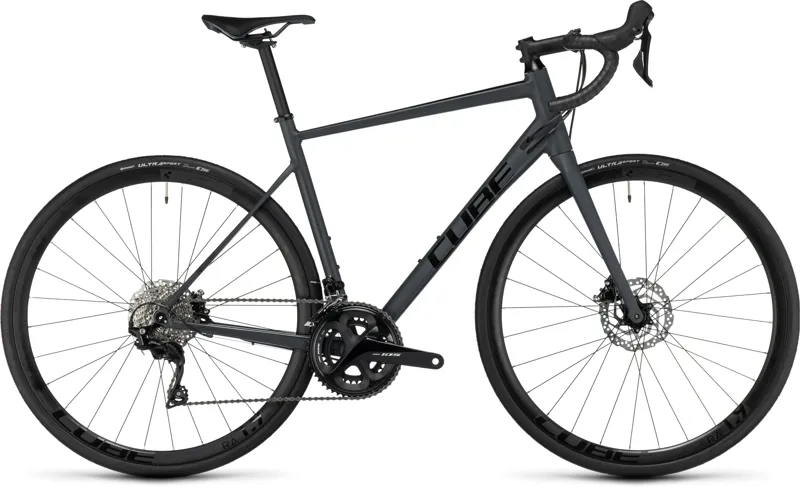 Cube Attain SLX Road Bike in Grey Black