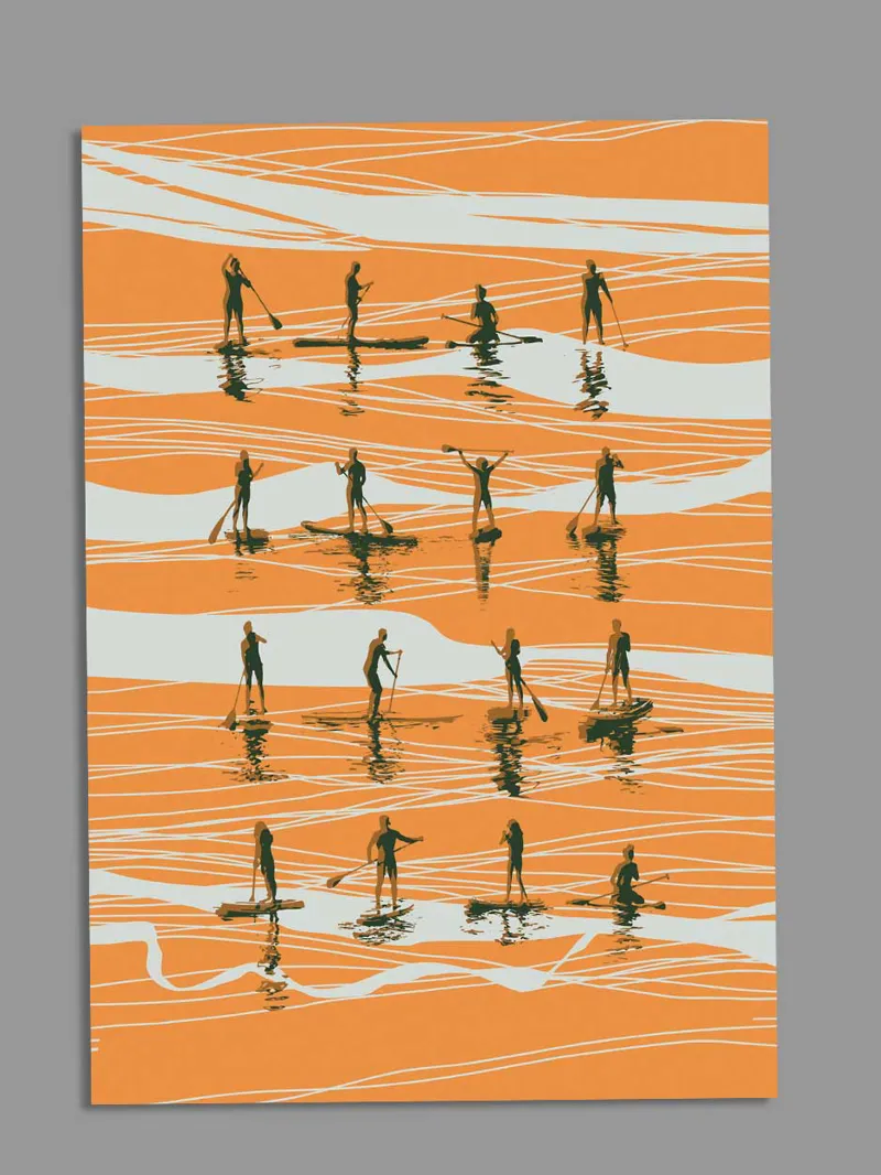 The Board Meeting - Blank Greeting Card