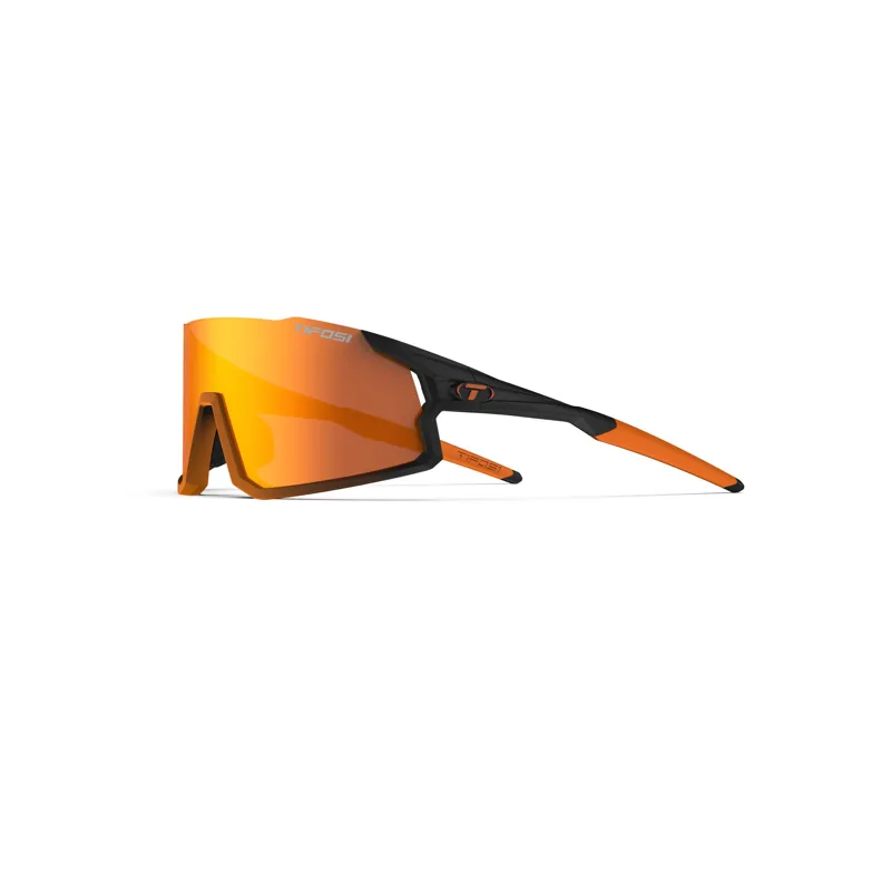 Tifosi Stash Interchangeable Lens Sunglasses In Black Orange-3