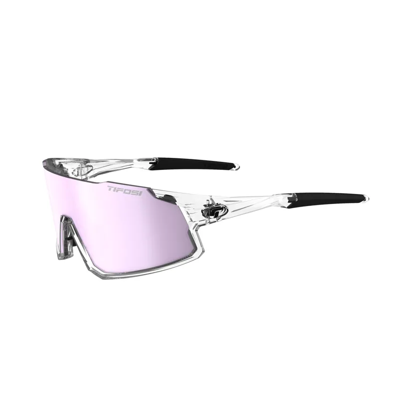 Tifosi Stash Interchangeable Lens Sunglasses In Crystal Clear-4