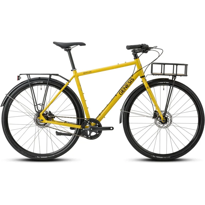 Genesis Brixton Cargo Bike in Yellow