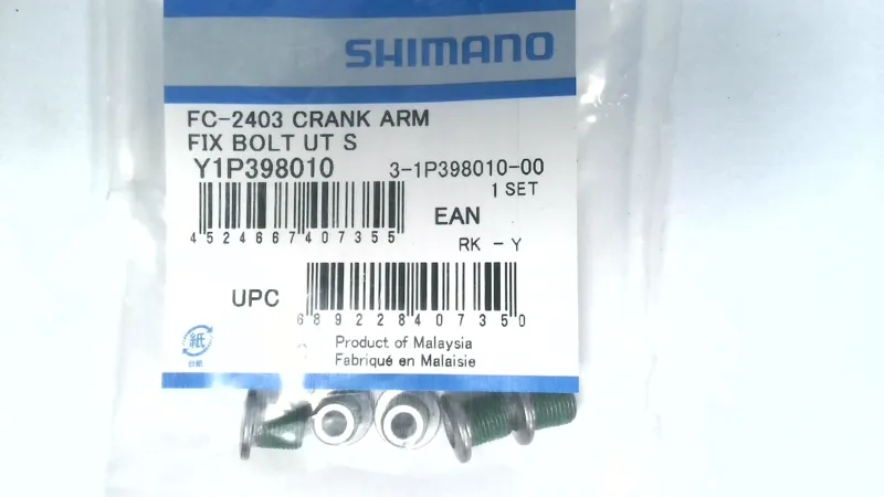 Shimano FC-2403 Crank Arm Fixing Bolts - Y1P398010